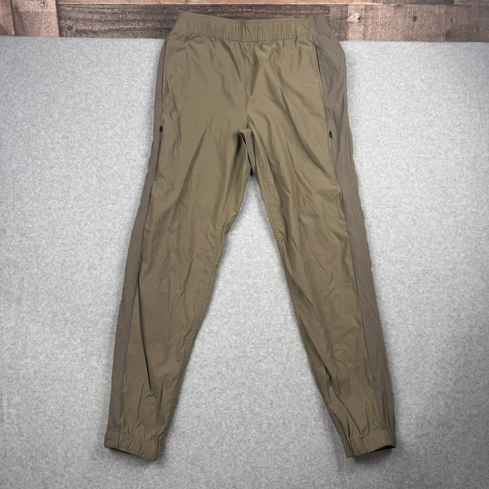 Eddie Bauer Pants Womens 2 Olive Green Hiking Jogger First Ascent Nylon Utility
